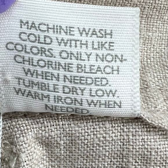 INC Beach Linen Cargo Shorts Womens 2 Beige Utility Casual Resort Travel Pockets - Picture 12 of 13